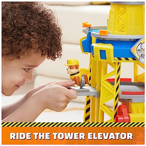 Rubble and Crew Bark Yard Crane Tower Playset for Boys and Girls 3+