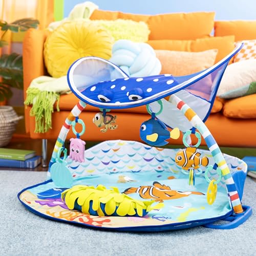 Bright Starts Disney Baby Finding Nemo Mr. Ray Ocean Lights Baby Gym