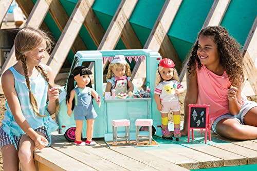 Our Generation Sweet Stop Ice Cream Truck Playset for 18-inch Dolls