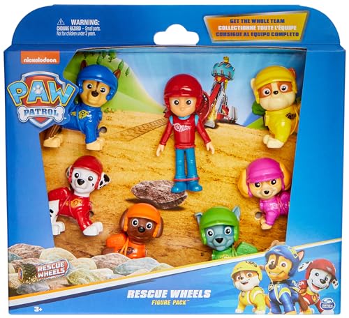 PAW Patrol: Rescue Wheels 7 Figure Gift Pack for Boys and Girls Aged 3 and up