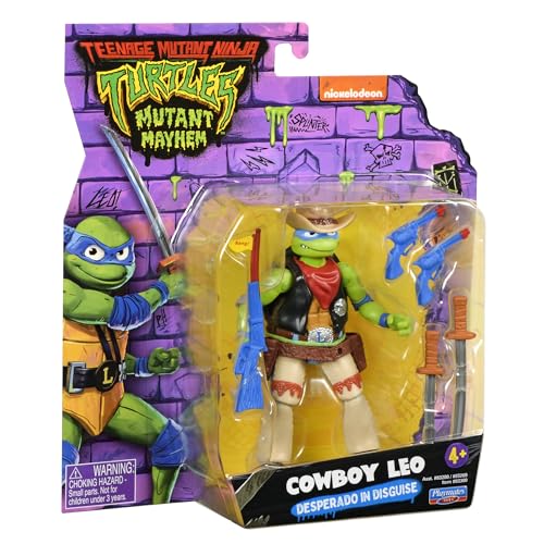 Teenage Mutant Ninja Turtles Mutant Mayhem Figure - Cowboy Leonardo