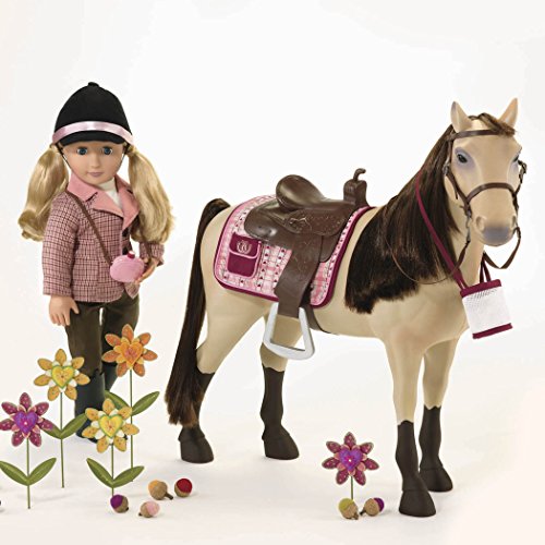 Our Generation Posable Morgan Horse – Beautiful 20-inch Brown Toy Horse