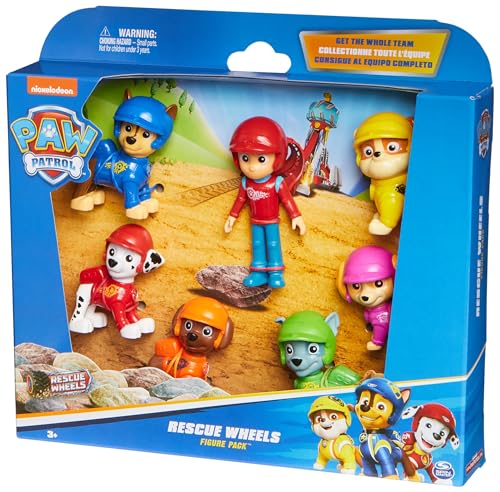 PAW Patrol: Rescue Wheels 7 Figure Gift Pack for Boys and Girls Aged 3 and up