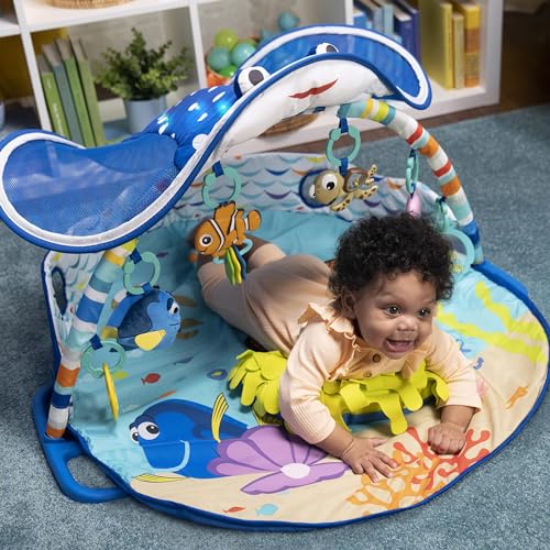 Bright Starts Disney Baby Finding Nemo Mr. Ray Ocean Lights Baby Gym