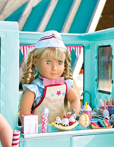 Our Generation Sweet Stop Ice Cream Truck Playset for 18-inch Dolls