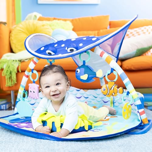 Bright Starts Disney Baby Finding Nemo Mr. Ray Ocean Lights Baby Gym