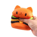 Cute Cat Burger Squishy – Slow Rising Sensory Stress Relief Toy