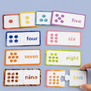Montessori Number Matching Puzzle – Wooden Educational Learning Toy for Toddlers