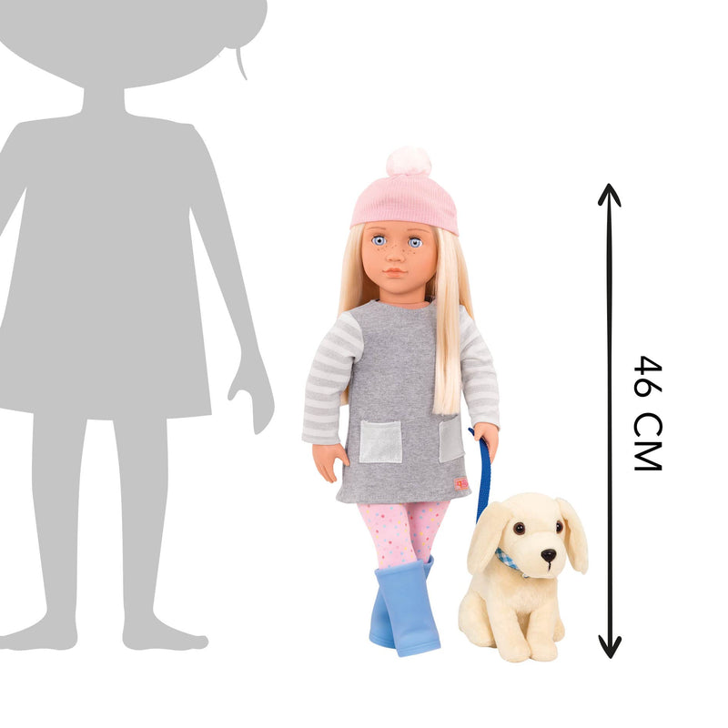 Our Generation Meagan Play Doll with Pet and Accessory Set