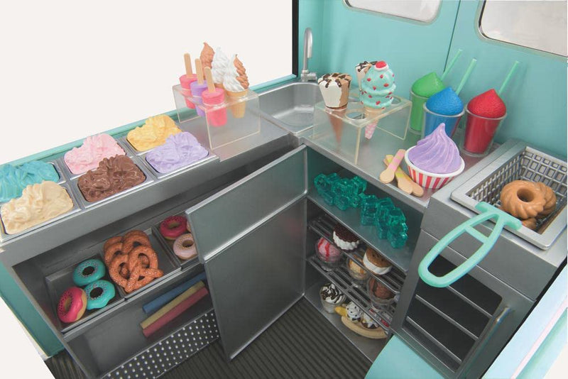 Our Generation Sweet Stop Ice Cream Truck Playset for 18-inch Dolls