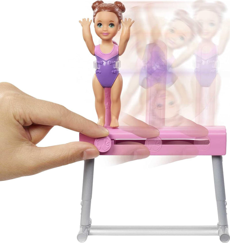 Barbie Gymnastics Coach Dolls & Playset