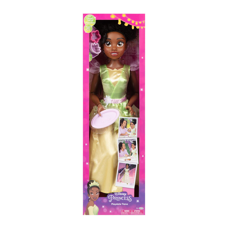 Disney Princess Tiana 32” Playdate Giant Doll For Girls Aged 3+