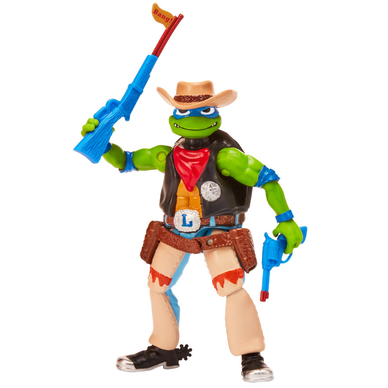 Teenage Mutant Ninja Turtles Mutant Mayhem Figure - Cowboy Leonardo