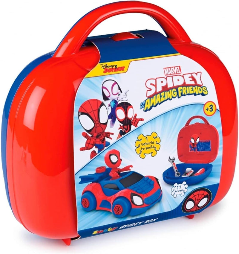 SMOBY Spidey and His Amazing Friends Tool Box for Kidsd Girls Ages 3+