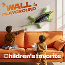 RC Wall Climbing Gecko Toy for Kids | Remote Control LED Crawling Lizard