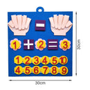 Montessori Finger Counting Math Board – Early Learning Numbers & Addition Toy for Kids