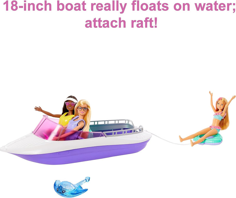 Barbie Mermaid Power Dolls Boat and Accessories