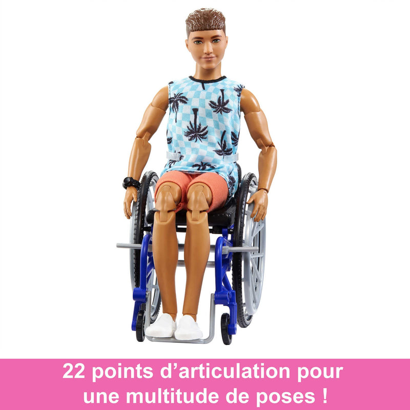 Barbie Ken Doll with Wheelchair & Ramp