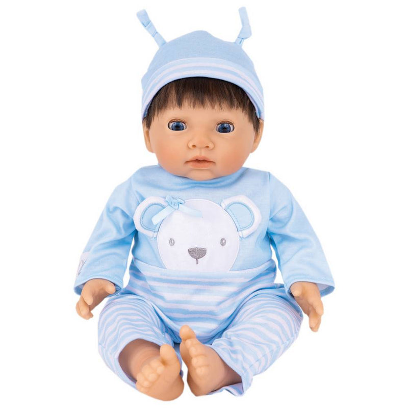 Tiny Treasures Doll in Blue Bear Outfit - 17inch/44cm