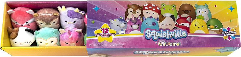 Squishville SQM - Plush 12 Pack 2" Squishmallows Multi-Pack(All-Star Squad) - (AMZ)