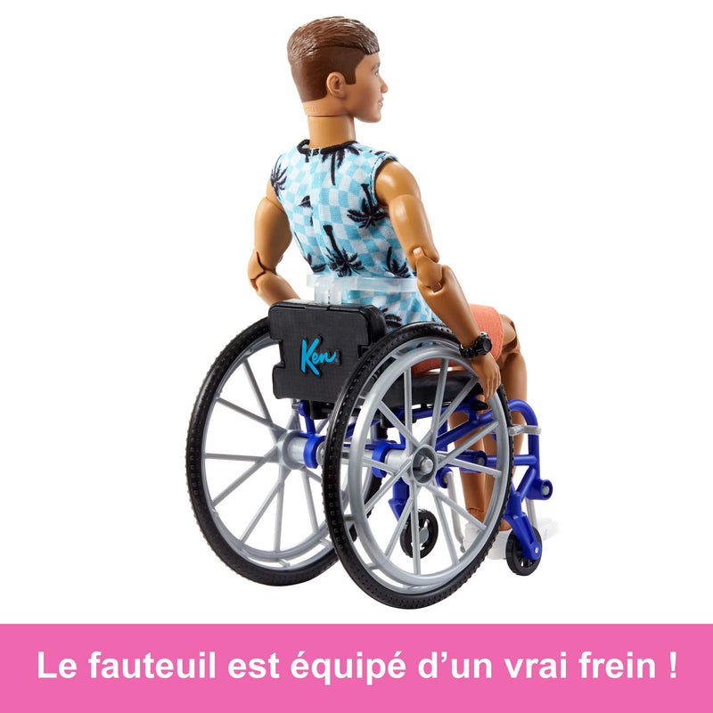 Barbie Ken Doll with Wheelchair & Ramp