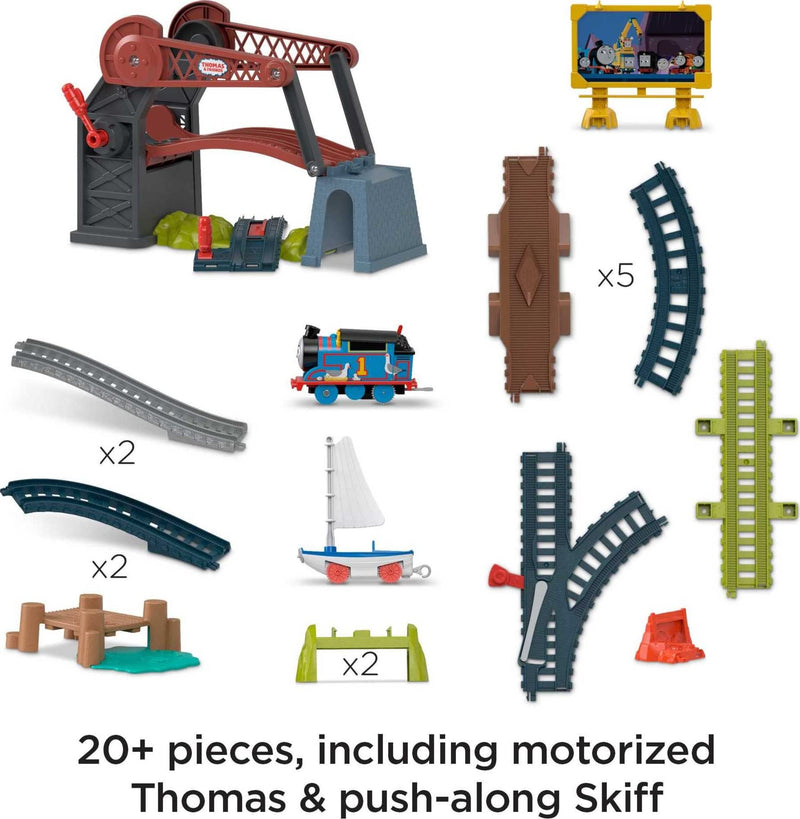 Thomas & Friends Bridge Lift Thomas & Skiff Track Playset