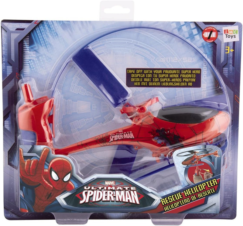 Marvel Spiderman Rescue Helicopter Red/Blue