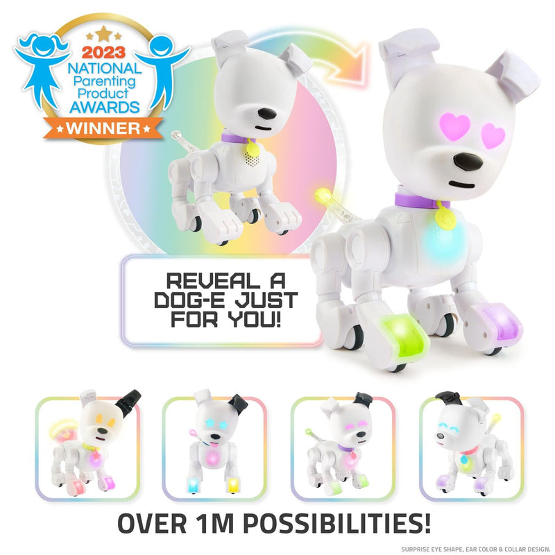 DOG-E Interactive Robot Dog with Colourful LED Lights & 200+ Sounds & Reactions