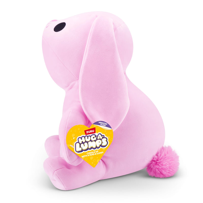 Hug-A-Lumps Hazel the Pink Bunny Weighted Soft Toy by ZURU