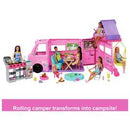 Barbie Dream Camper Playset with Roof Tent & Swing + Free Activity Book