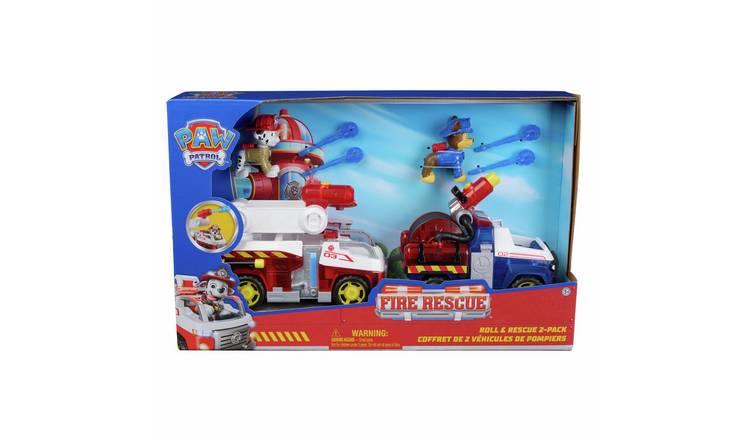 PAW Patrol Fire Rescue 2-Pack Deluxe Bundle – Free Activity Book