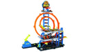 Hot Wheels Mega Loop Garage Playset with 1 Die-Cast Car + Free Activity Book