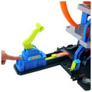Hot Wheels Mega Loop Garage Playset with 1 Die-Cast Car + Free Activity Book