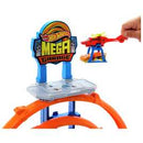 Hot Wheels Mega Loop Garage Playset with 1 Die-Cast Car + Free Activity Book