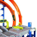 Hot Wheels Mega Loop Garage Playset with 1 Die-Cast Car + Free Activity Book