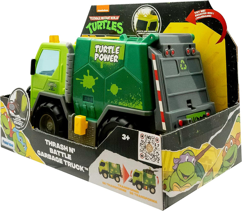 Teenage Mutant Ninja Turtles Mayhem Thrash N' Battle Garbage Truck 