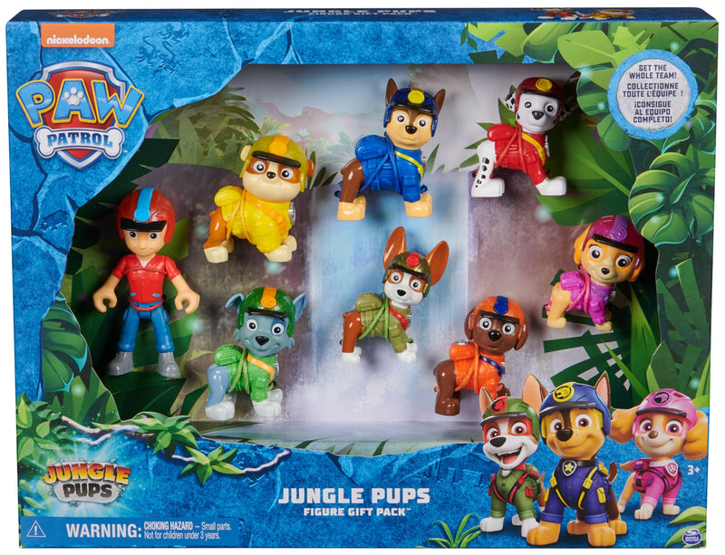 PAW Patrol Jungle Pups Action Figure 8 Pack for Boys and Girls Aged 3 and Up