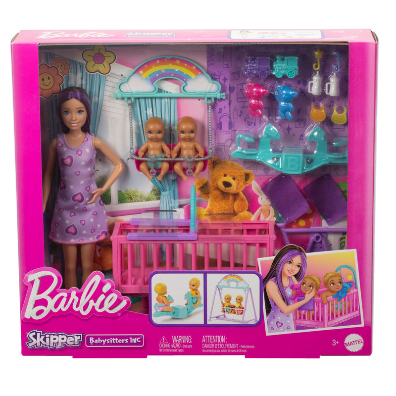 Barbie Skipper Doll & Nursery Playset with Accessories