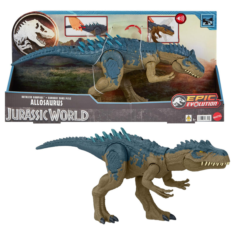 Jurassic World Chaos Theory Ruthless Rampage Allosaurus Dinosaur Figure