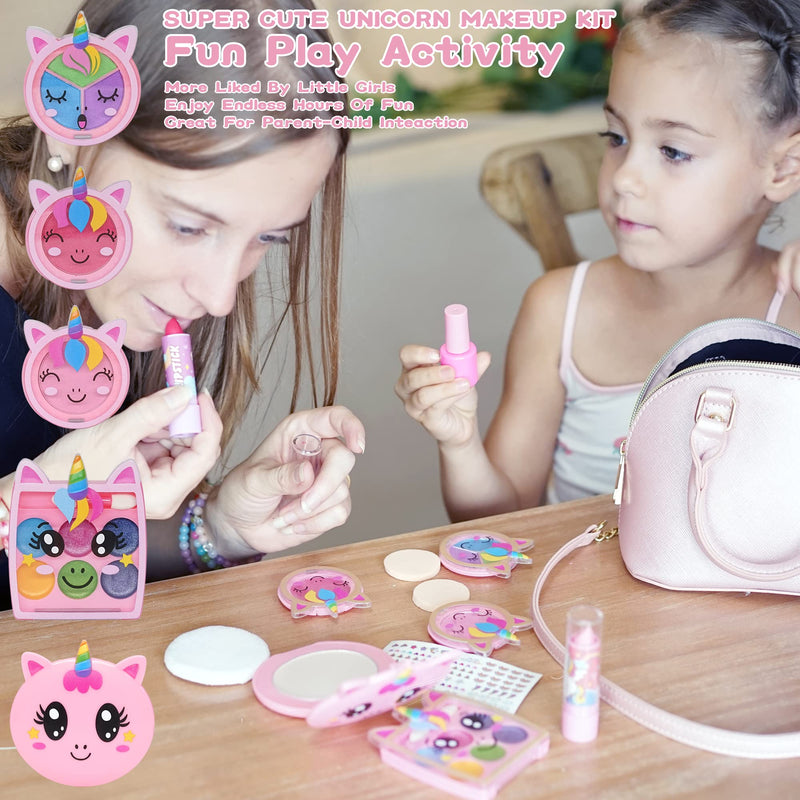 Kids Makeup Sets For Girls - Unicorn Washable Make Up Starter Kit