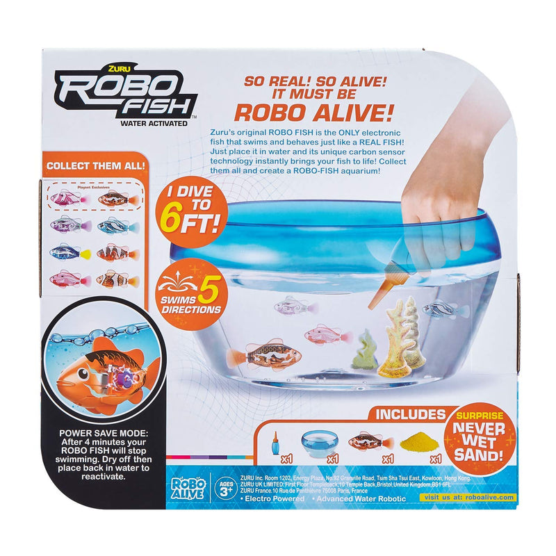 Robo Fish Tank Playset Orange Playset