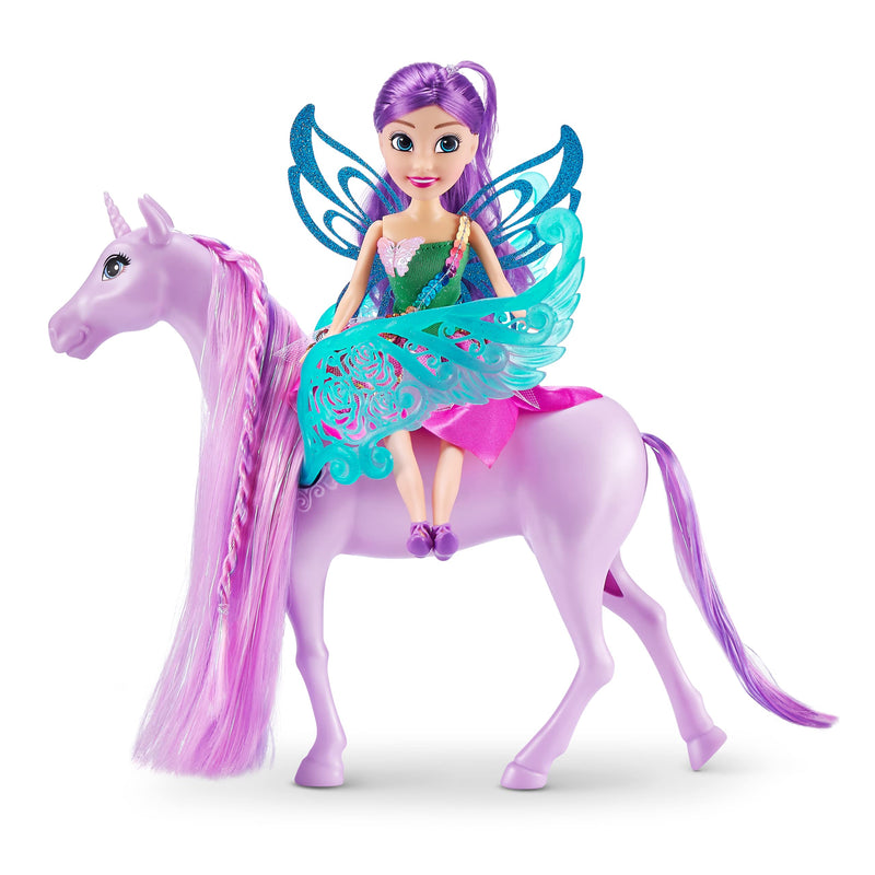 SPARKLE GIRLZ 100413 Fairy Princess with Unicorn Doll Set