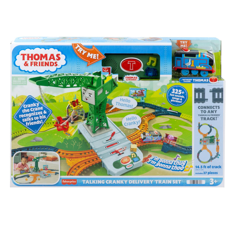 Thomas & Friends Talking Cranky Delivery Train Set