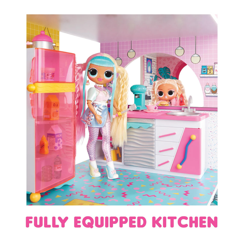 L.O.L. Surprise OMG Fashion House Playset with 85+ Surprises for Kids Ages 4+