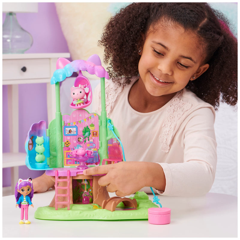 Gabby's Dollhouse Kitty Fairy's Garden Treehouse Playset for Ages 3 and above