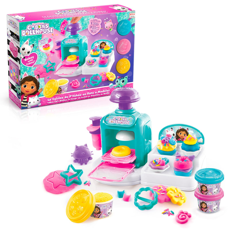 Gabby's Dollhouse Cakey Cat's Dough Kitchen Playset