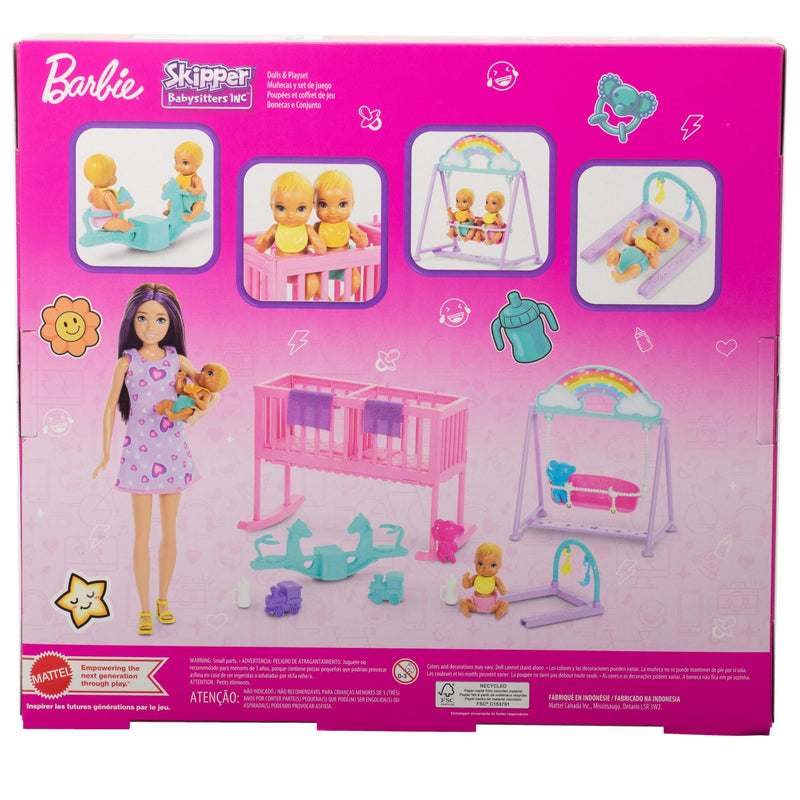 Barbie Skipper Doll & Nursery Playset with Accessories