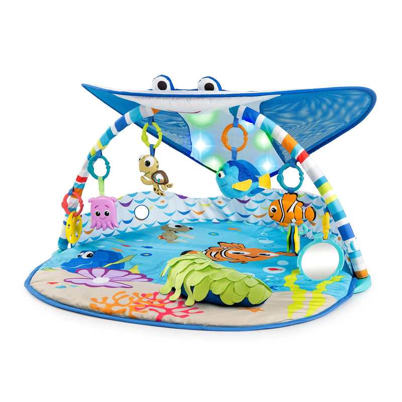 Bright Starts Disney Baby Finding Nemo Mr. Ray Ocean Lights Baby Gym