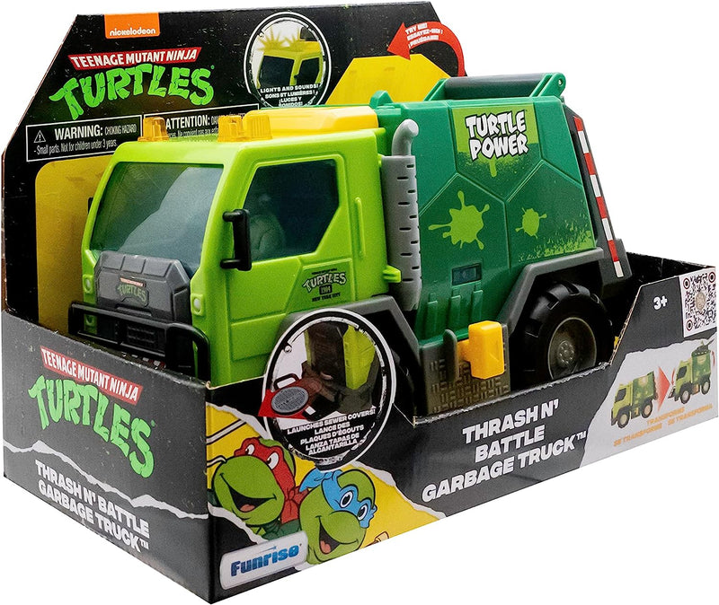 Teenage Mutant Ninja Turtles Mayhem Thrash N' Battle Garbage Truck 