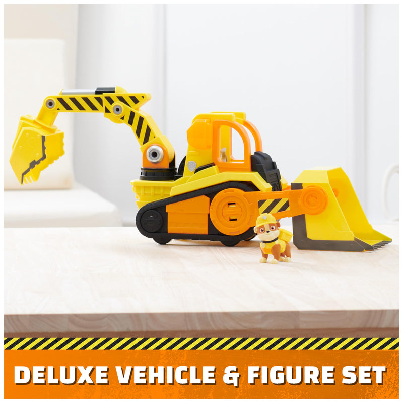 Rubble and Crew Rubble's Bark Yard Deluxe Bulldozer Truck Set For 3yrs+